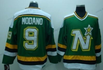 Muž Dallas Stars #9 Mike Modano Zelená Retro CCM Dres