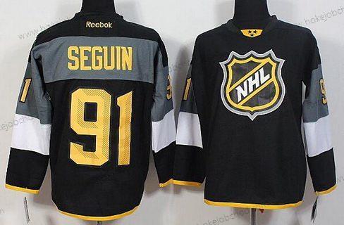 Muž Dallas Stars #91 Tyler Seguin Reebok Černá 2016 NHL All-Star Premier Dres