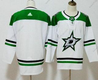 Muž Dallas Stars Prázdný Bílý 2017-2018 Hokejový Sešitý NHL Dres