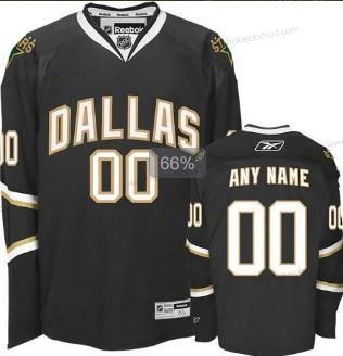 Muž Dallas Stars Přizpůsobené Černá Dres