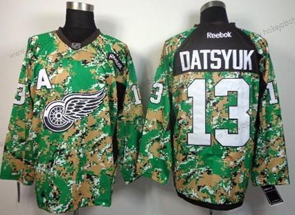 Muž Detroit Red Wings #13 Pavel Datsyuk 2014 Camo Dres