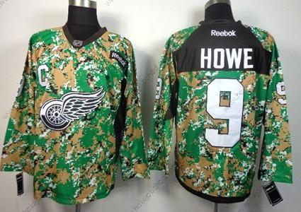 Muž Detroit Red Wings #9 Gordie Howe 2014 Camo Dres