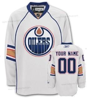 Muž Edmonton Oilers Přizpůsobené Bílý Dres