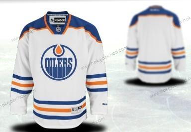 Muž Edmonton Oilers Přizpůsobené Bílý Thrid Dres