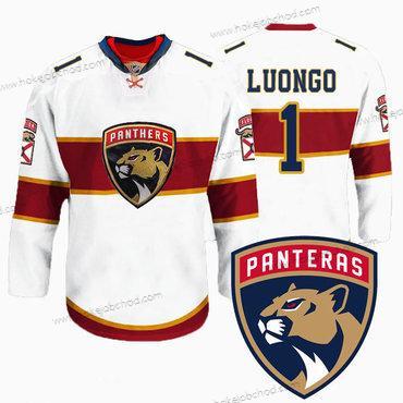 Muž Florida Panthers #1 Roberto Luongo New Logo Reebok Bílý Premier Hráč Dres