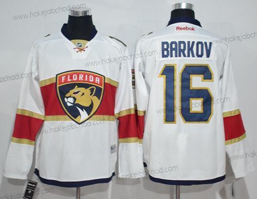 Muž Florida Panthers #16 Aleksander Barkov Bílý Road Sešitý NHL Dres