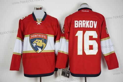 Muž Florida Panthers #16 Aleksander Barkov Červené 2016-17 Domácí Reebok Hokejový Dres