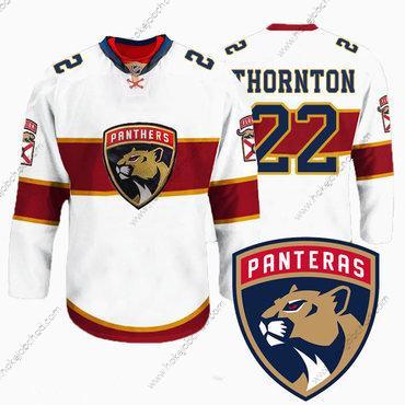 Muž Florida Panthers #22 Shawn Thornton New Logo Reebok Bílý Premier Hráč Dres