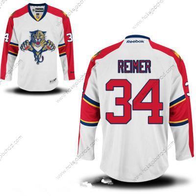 Muž Florida Panthers #34 Premier Venkovní Bílý Hokejový Dres