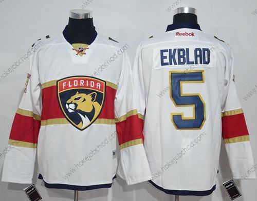 Muž Florida Panthers #5 Aaron Ekblad Bílý Road Sešitý NHL Dres