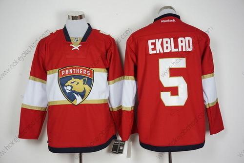 Muž Florida Panthers #5 Aaron Ekblad Červené 2016-17 Domácí Reebok Hokejový Dres