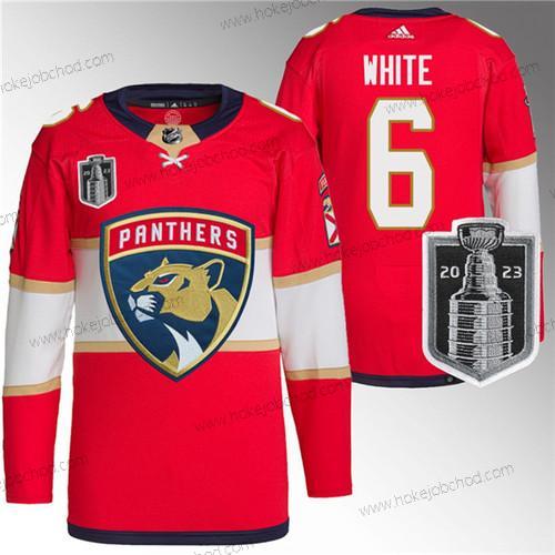 Muž Florida Panthers #6 Colin Bílý Červené 2023 Stanley Cup Final Sešitý Dres