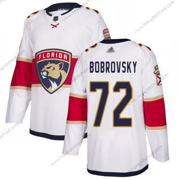 Muž Florida Panthers #72 Sergei Bobrovsky Bílý Road Autentické Sešitý Hokejový Dres