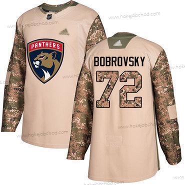 Muž Florida Panthers #72 Sergei Bobrovsky Camo Autentické 2017 Veterans Day Sešitý Hokejový Dres