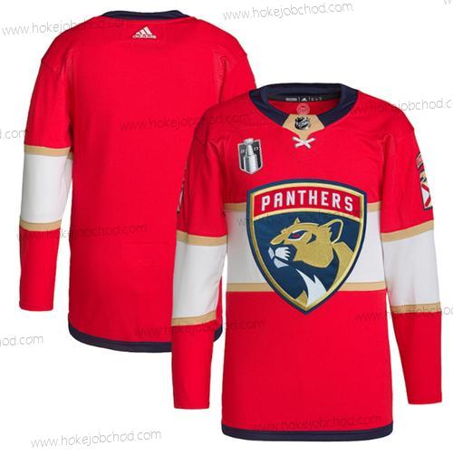 Muž Florida Panthers Prázdný Červené 2023 Stanley Cup Final Sešitý Dres