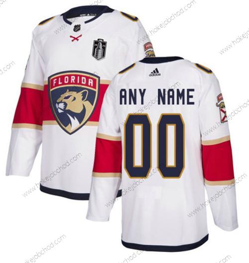 Muž Florida Panthers Přizpůsobené Active Hráč Bílý 2023 Stanley Cup Final Sešitý Dres