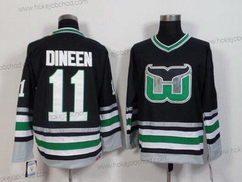 Muž Hartford Whalers #11 Kevin Dineen 1995-96 Černá CCM Vintage Dres