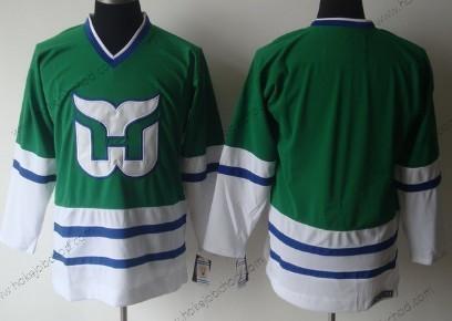 Muž Hartford Whalers Prázdný Zelená Retro CCM Dres