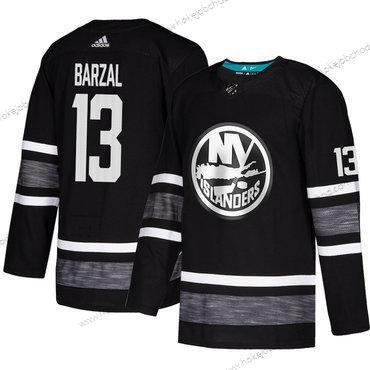 Muž Islanders #13 Mathew Barzal Černá Autentické 2019 All-Star Sešitý Hokejový Dres