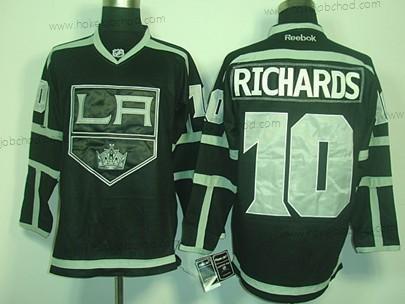 Muž Los Angeles Kings #10 Mike Richards Černá Ice Dres