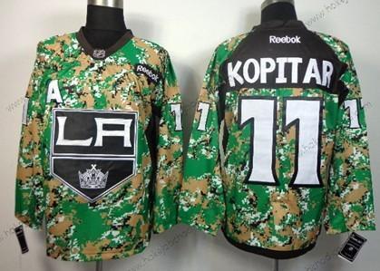 Muž Los Angeles Kings #11 Anze Kopitar 2014 Camo Dres