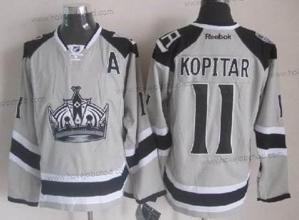 Muž Los Angeles Kings #11 Anze Kopitar 2014 Stadium Series Šedá Dres