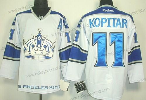 Muž Los Angeles Kings #11 Anze Kopitar Bílý Alternativní Dres