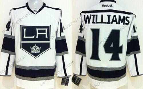 Muž Los Angeles Kings #14 Justin Williams Bílý Dres