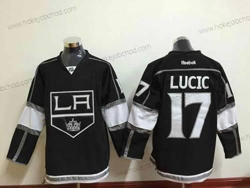 Muž Los Angeles Kings #17 Milan Lucic Černá Dres