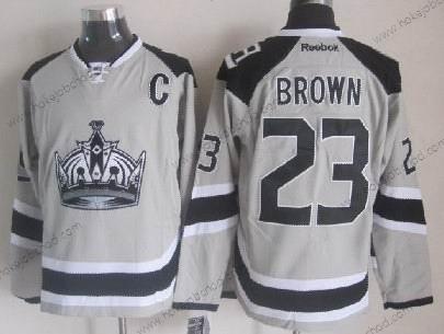 Muž Los Angeles Kings #23 Dustin Brown 2014 Stadium Series Šedá Dres