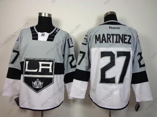 Muž Los Angeles Kings #27 Alec Martinez 2015 Stadium Series Šedá #2 Bílý Dres