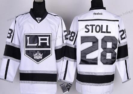 Muž Los Angeles Kings #28 Jarret Stoll Bílý Dres