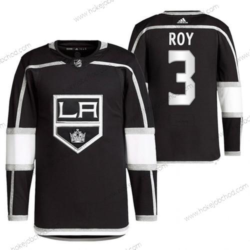 Muž Los Angeles Kings #3 Matt Roy Černá Sešitý Dres