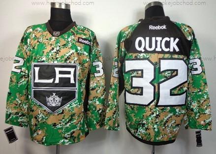 Muž Los Angeles Kings #32 Jonathan Quick 2014 Camo Dres