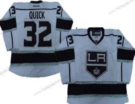 Muž Los Angeles Kings #32 Jonathan Quick Bílý Dres