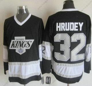 Muž Los Angeles Kings #32 Kelly Hrudey 1992-93 Černá CCM Vintage Dres