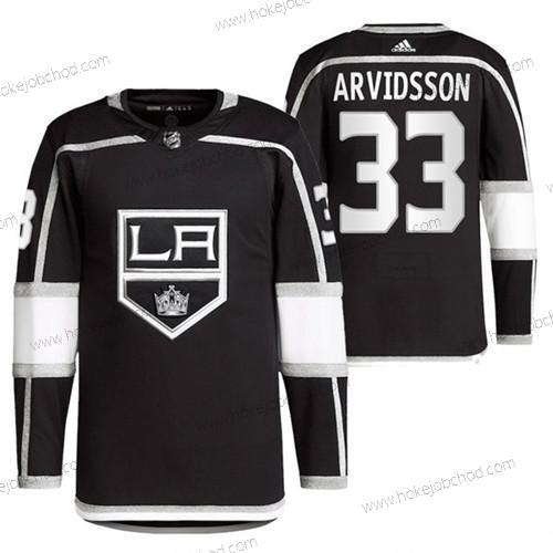 Muž Los Angeles Kings #33 Viktor Arvidsson Černá Sešitý Dres