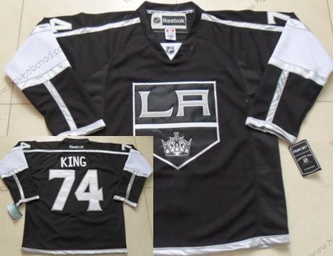 Muž Los Angeles Kings #74 Dwight King Černá Dres