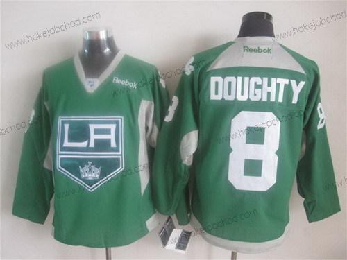 Muž Los Angeles Kings #8 Drew Doughty 2014 Training Zelená Dres