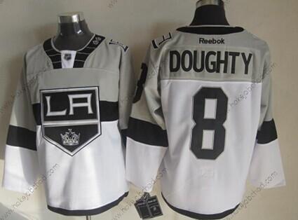 Muž Los Angeles Kings #8 Drew Doughty 2015 Stadium Series Šedá #2 Bílý Dres