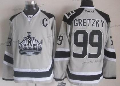 Muž Los Angeles Kings #99 Wayne Gretzky 2014 Stadium Series Šedá Dres