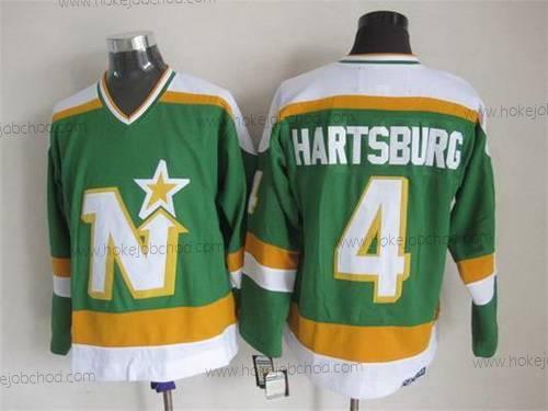 Muž Minnesota North Dallas Stars #4 Craig Hartsburg 1978-79 Zelená CCM Vintage Dres