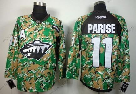 Muž Minnesota Wild #11 Zach Parise 2014 Camo Dres