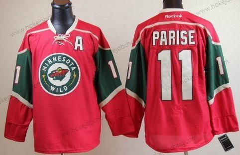 Muž Minnesota Wild #11 Zach Parise Červené Dres