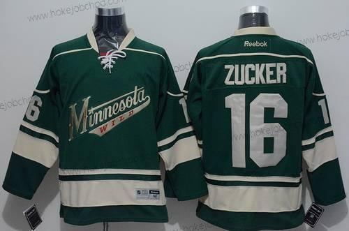 Muž Minnesota Wild #16 Jason Zucker Zelená Alternativní Dres