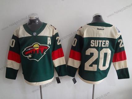 Muž Minnesota Wild #20 Ryan Suter Reebok Zelená 2016 Stadium Series Tým Premier Dres