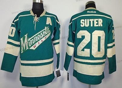 Muž Minnesota Wild #20 Ryan Suter Zelená Alternativní Dres