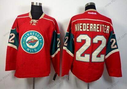 Muž Minnesota Wild #22 Nino Niederreiter Červené Dres