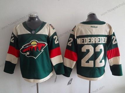 Muž Minnesota Wild #22 Nino Niederreiter Reebok Zelená 2016 Stadium Series Tým Premier Dres