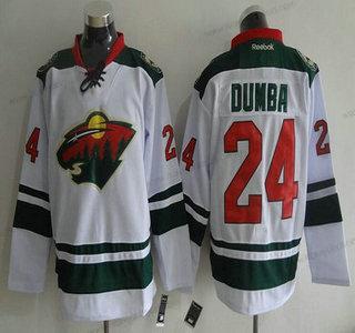 Muž Minnesota Wild #24 Matt Dumba Reebok Bílý Venkovní Premier Hokejový Dres